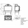 Каминная топка BeF Home Start 8 (Black/Silver)